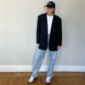 St. Malo Vintage ‘80s Oversized 100% Silk Blazer